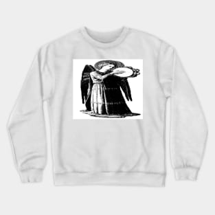 Angel with Tamborine Crewneck Sweatshirt